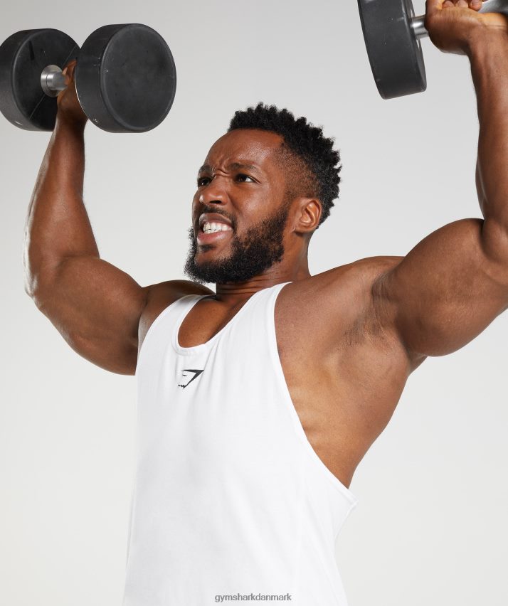 Mænd Gymshark reagere stringer N4ZDDN981 hvid
