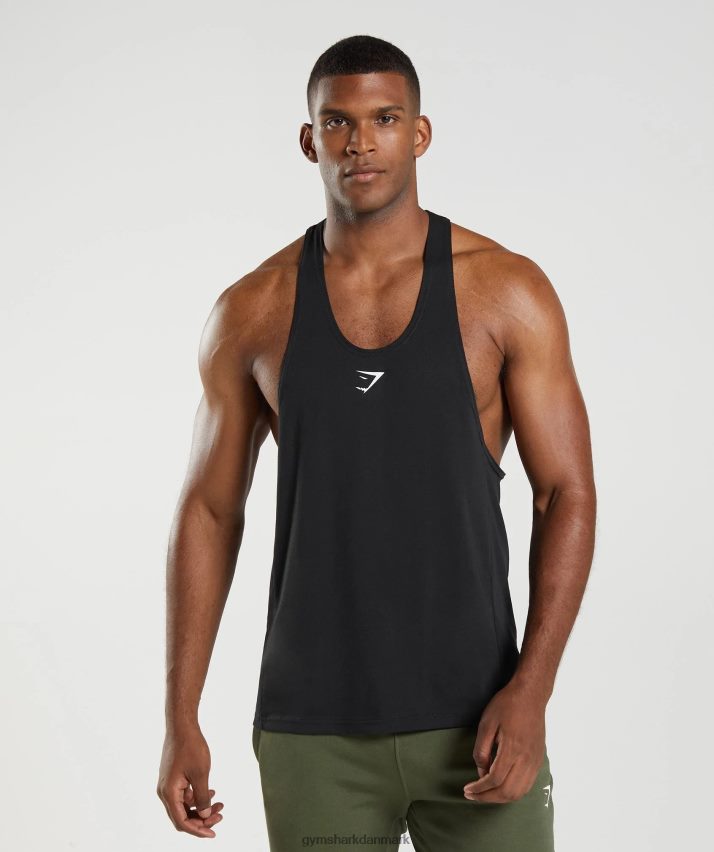 Mænd Gymshark reagere stringer N4ZDDN984 sort