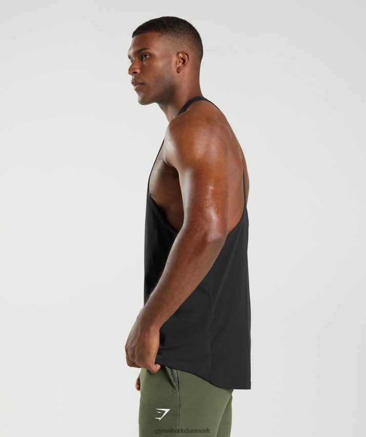 Mænd Gymshark reagere stringer N4ZDDN984 sort