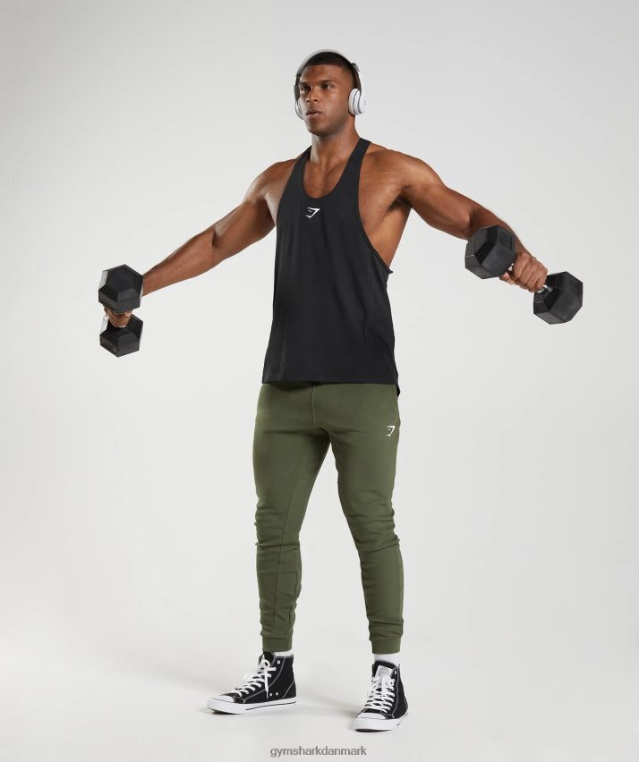 Mænd Gymshark reagere stringer N4ZDDN984 sort