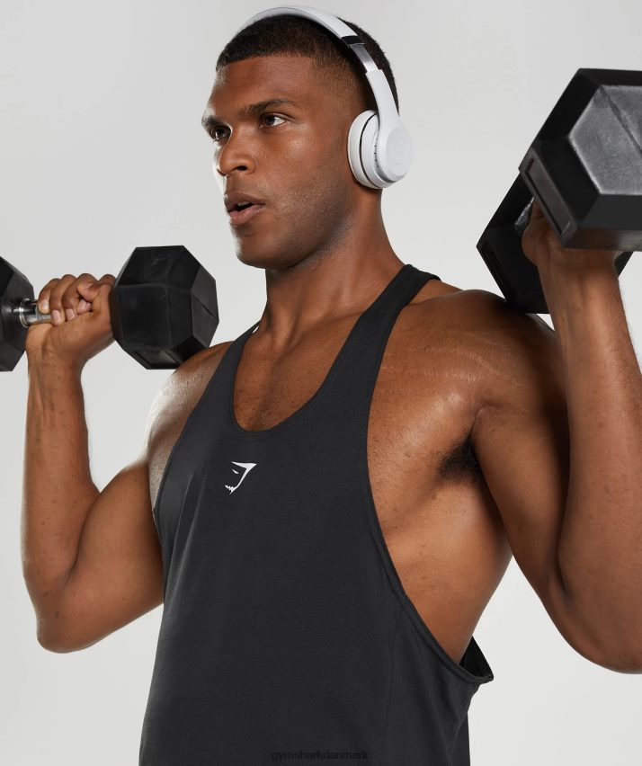 Mænd Gymshark reagere stringer N4ZDDN984 sort