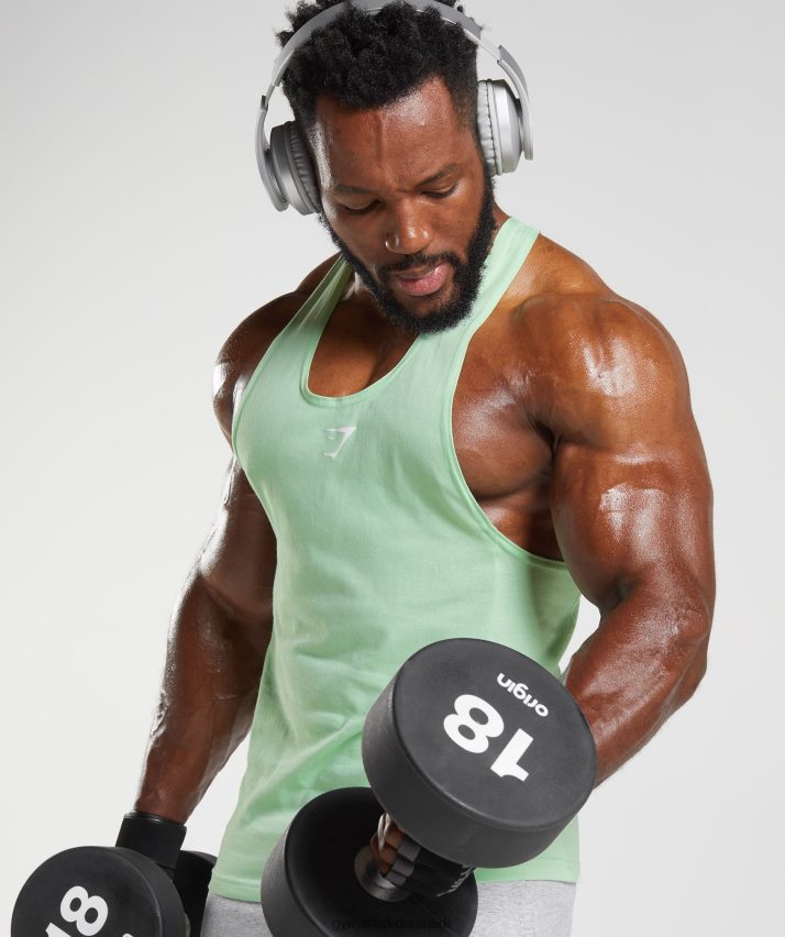 Mænd Gymshark reagere stringer N4ZDDN994 aloe grøn