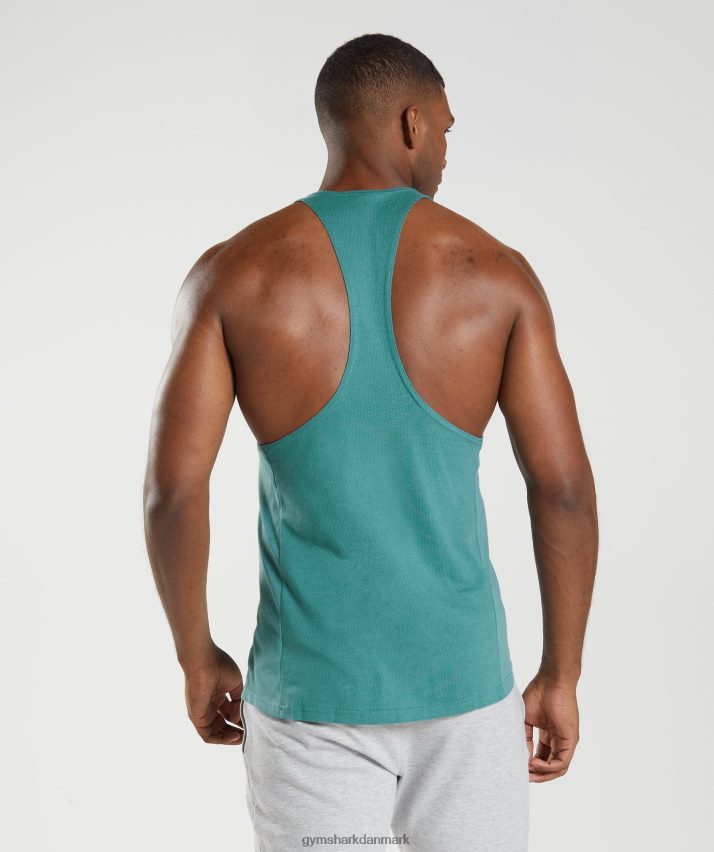 Mænd Gymshark reagere stringer N4ZDDN995 skifer blå