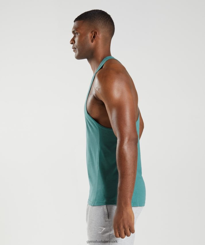 Mænd Gymshark reagere stringer N4ZDDN995 skifer blå