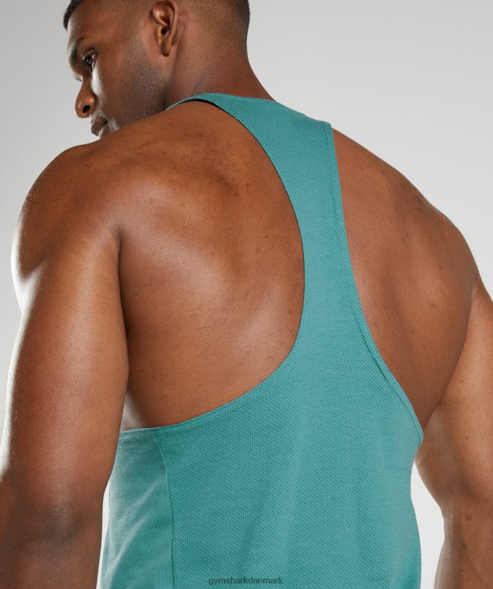 Mænd Gymshark reagere stringer N4ZDDN995 skifer blå