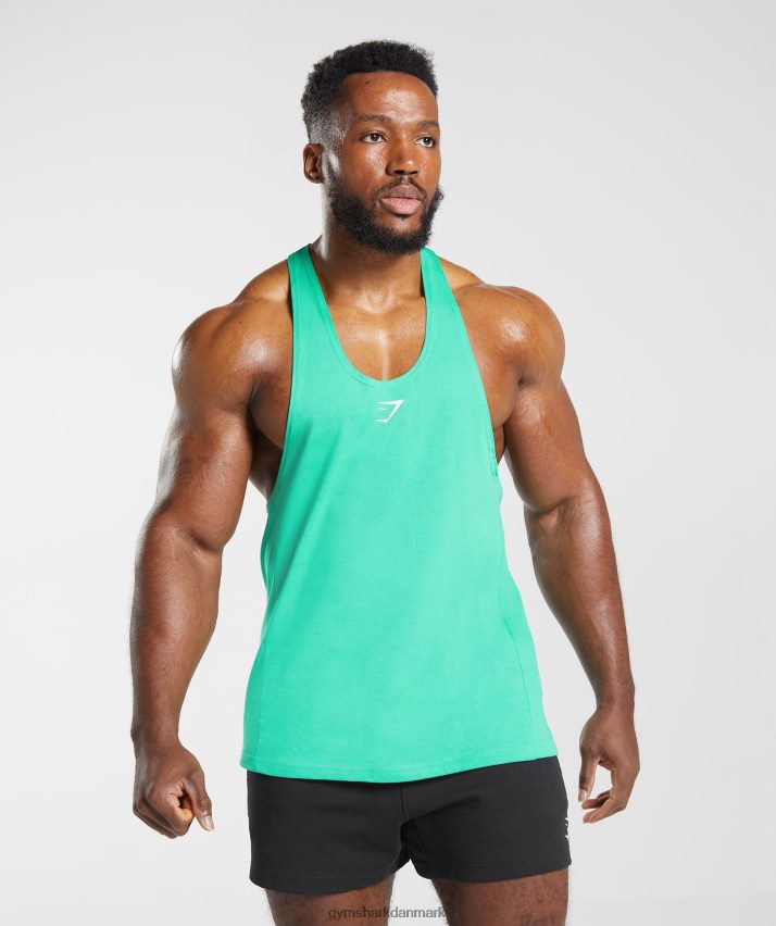 Mænd Gymshark reagere stringer N4ZDDN998 tropisk grøn