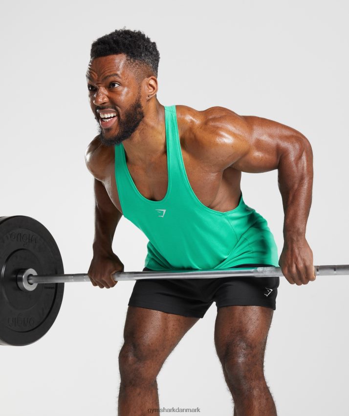 Mænd Gymshark reagere stringer N4ZDDN998 tropisk grøn