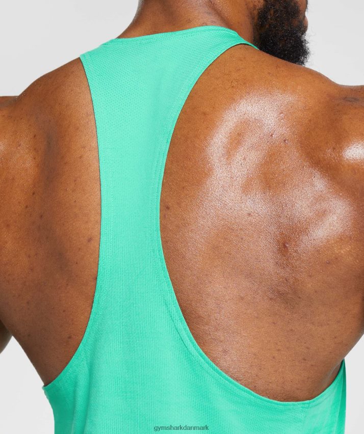 Mænd Gymshark reagere stringer N4ZDDN998 tropisk grøn