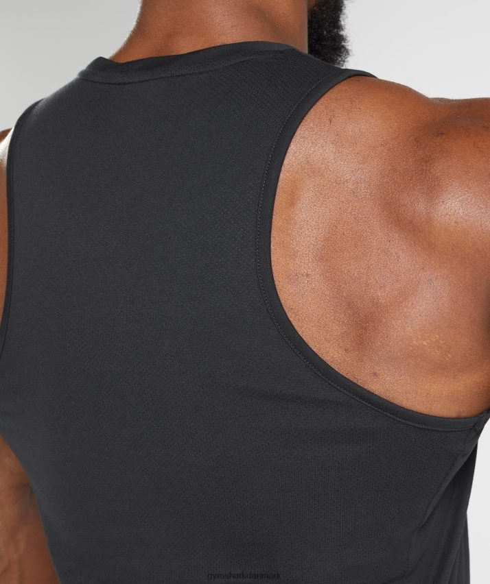 Mænd Gymshark reaktionstank N4ZDDN881 sort