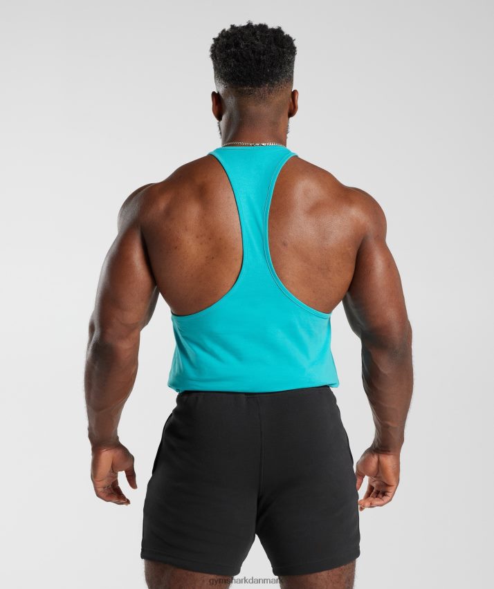 Mænd Gymshark retrobølge stringer N4ZDDN990 ægæiske blå