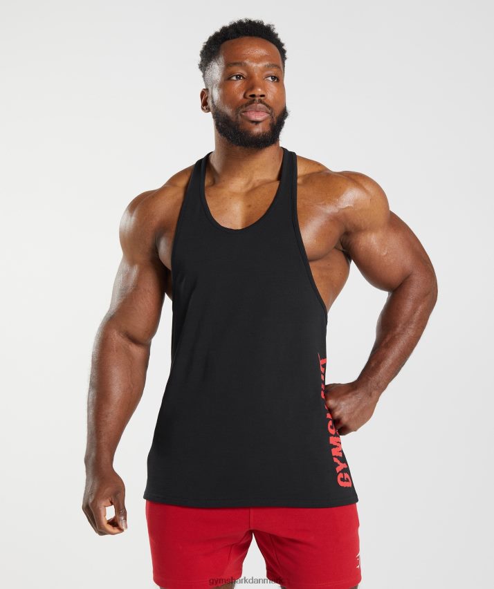 Mænd Gymshark skive stringer N4ZDDN980 sort
