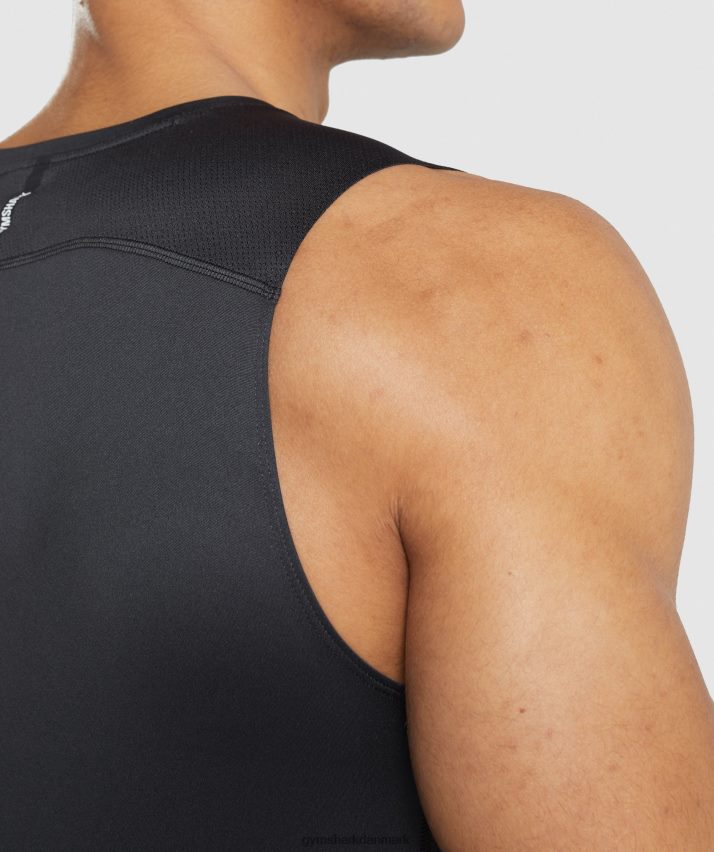 Mænd Gymshark speed evolve tank N4ZDDN920 sort