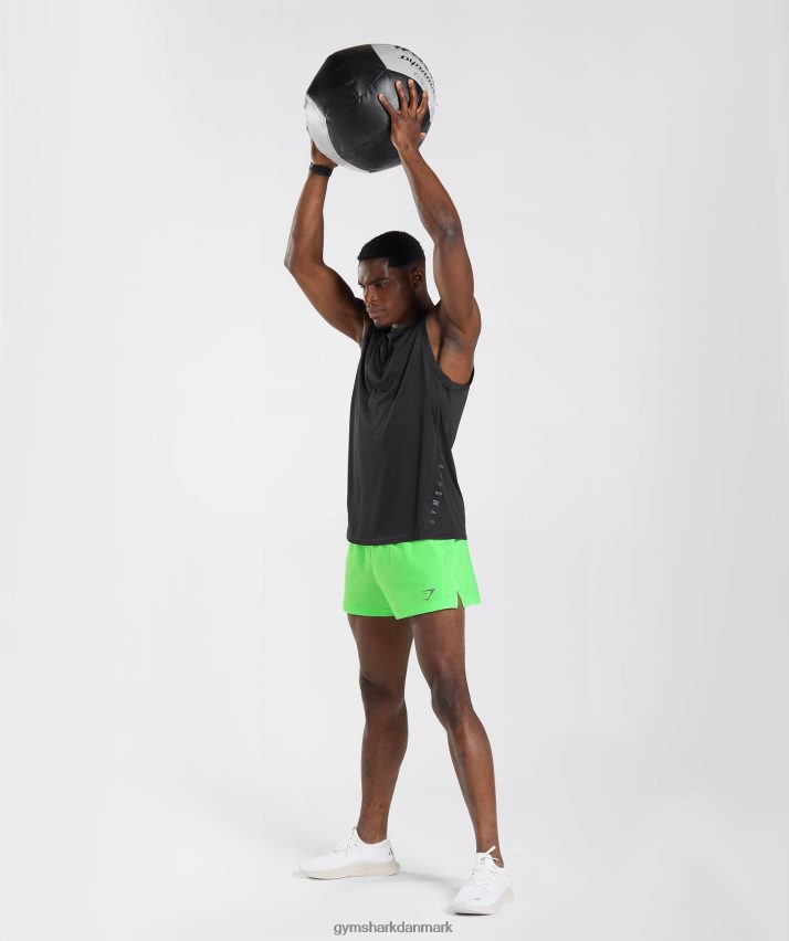 Mænd Gymshark sports tank N4ZDDN925 sort/sort mergel