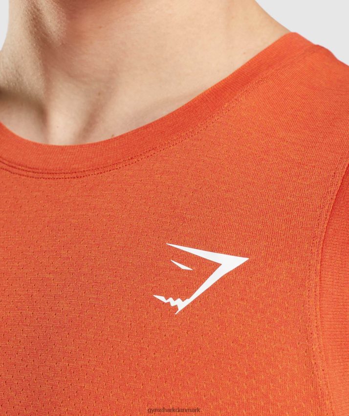 Mænd Gymshark vital sømløs lystank N4ZDDN900 papaya appelsin mergel