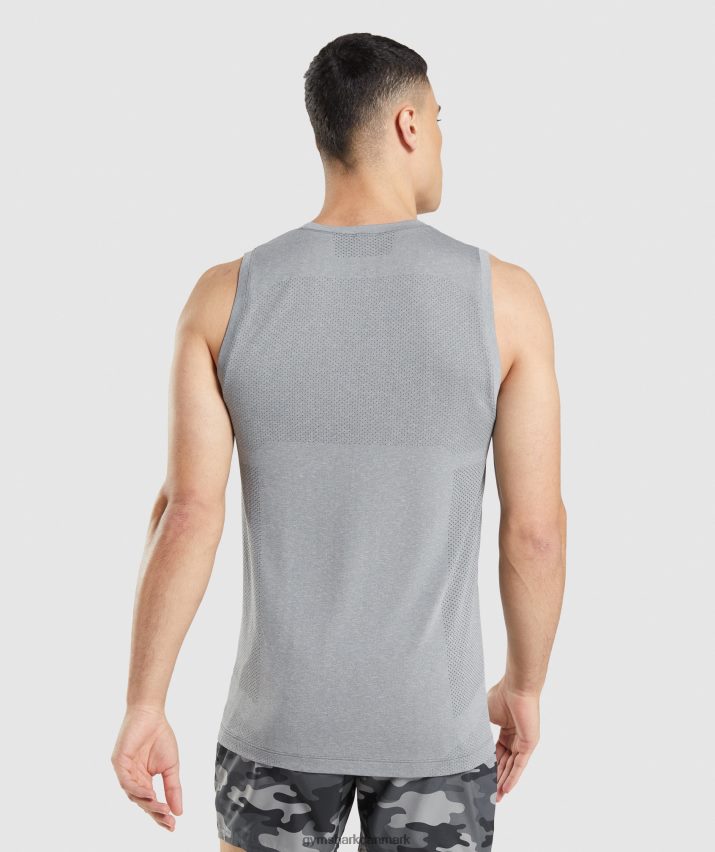 Mænd Gymshark vital sømløs lystank N4ZDDN962 koksgrå mergel