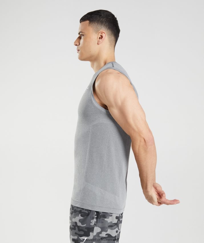 Mænd Gymshark vital sømløs lystank N4ZDDN962 koksgrå mergel