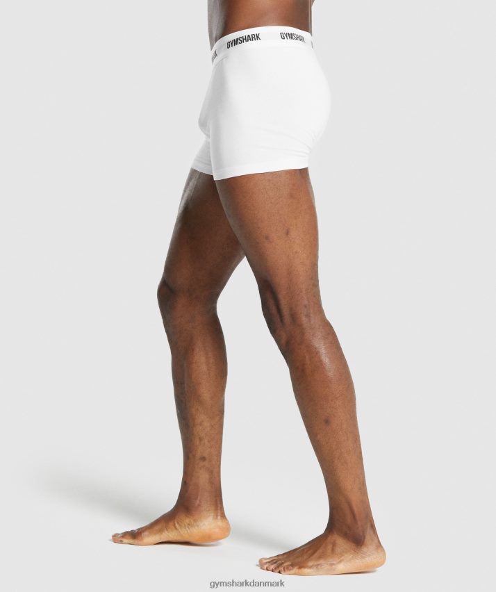 Mænd Gymshark boksere 2 stk N4ZDDN1048 hvid