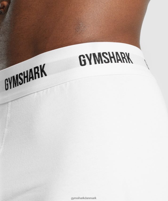 Mænd Gymshark boksere 2 stk N4ZDDN1048 hvid