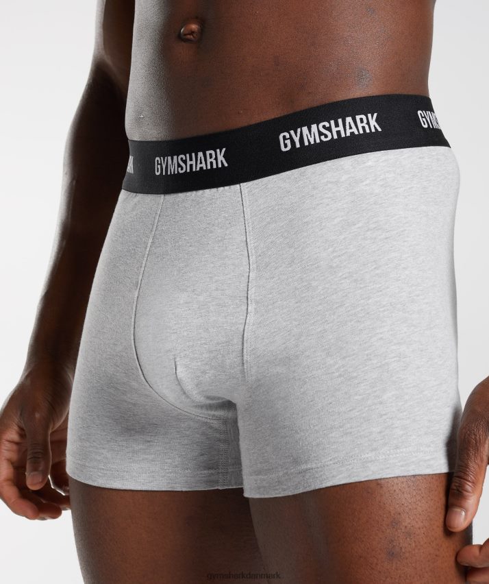 Mænd Gymshark boksere 2 stk N4ZDDN1051 lysegrå mergel