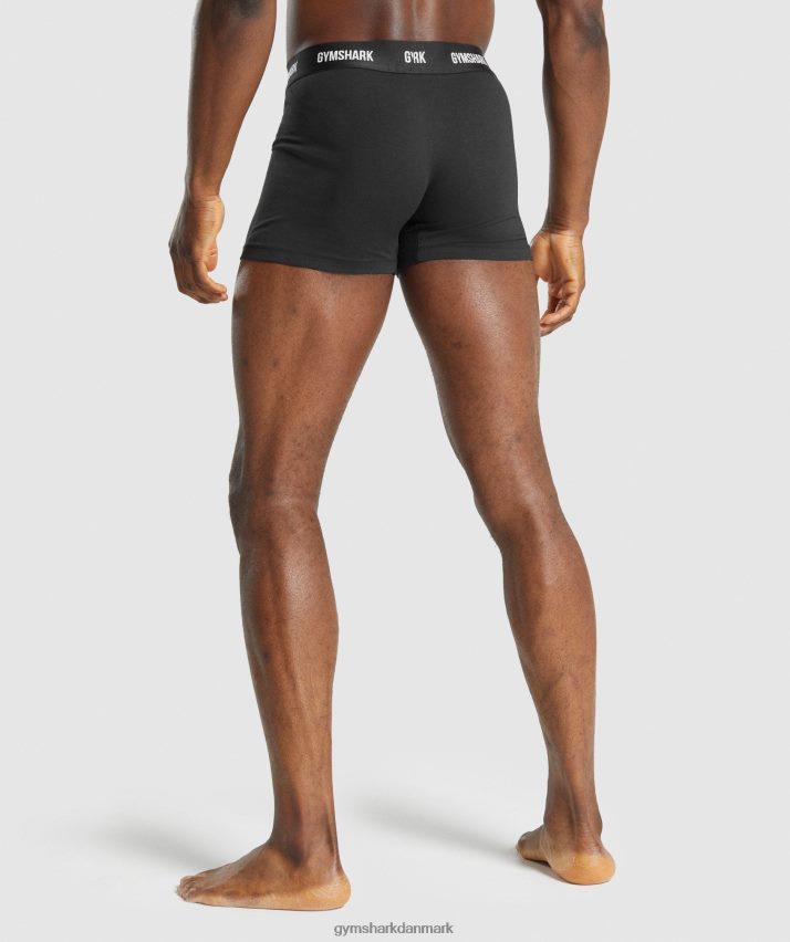 Mænd Gymshark boksere 2 stk N4ZDDN1052 sort
