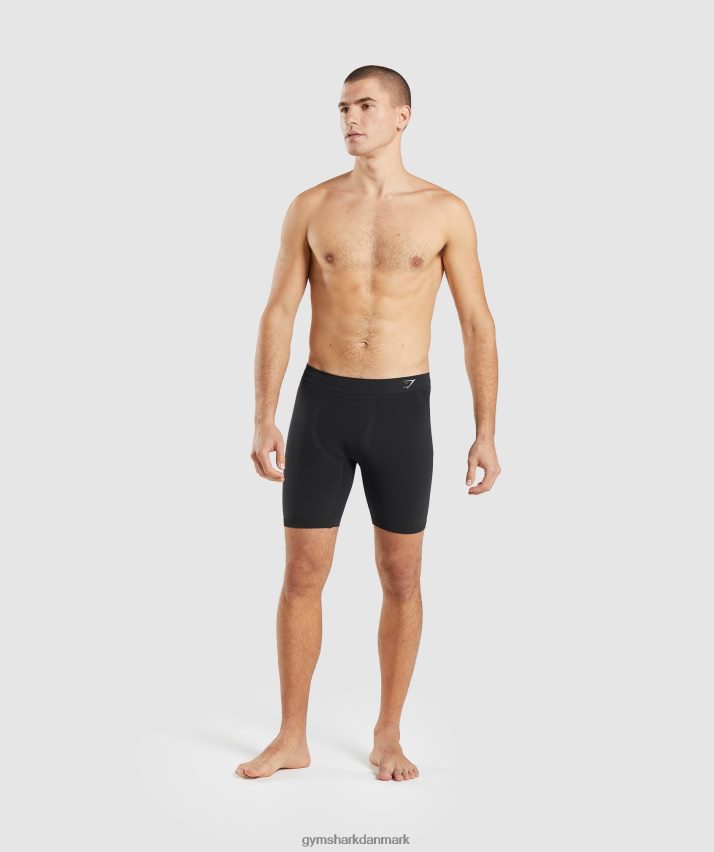 Mænd Gymshark hybrid bokser N4ZDDN1044 sort/lys grå
