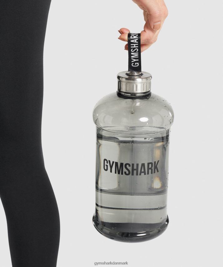 unisex Gymshark 74 oz vandflaske N4ZDDN1110 sort
