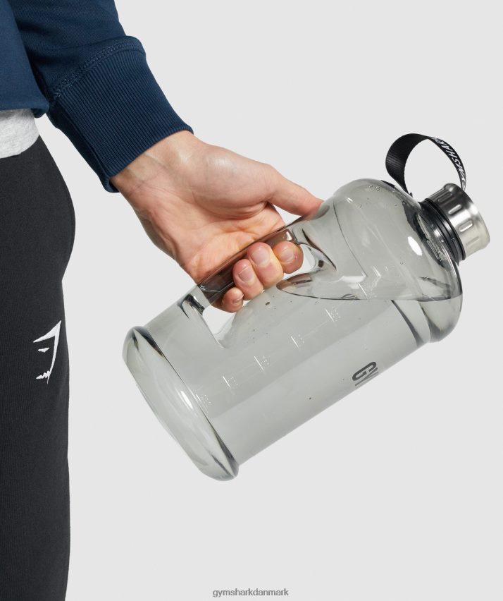 unisex Gymshark 74 oz vandflaske N4ZDDN1110 sort