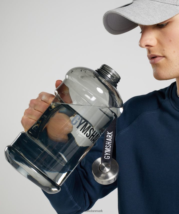 unisex Gymshark 74 oz vandflaske N4ZDDN1110 sort