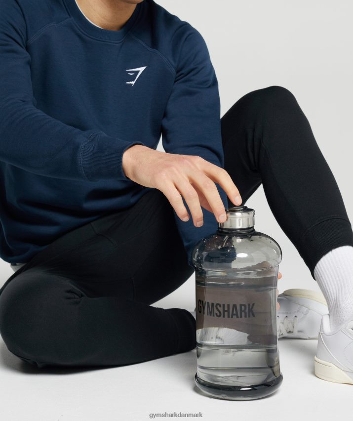 unisex Gymshark 74 oz vandflaske N4ZDDN1110 sort