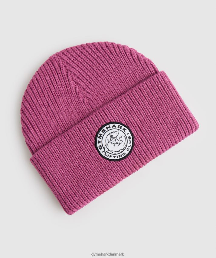 unisex Gymshark ældre hue med dyb manchet N4ZDDN1146 dyb pink