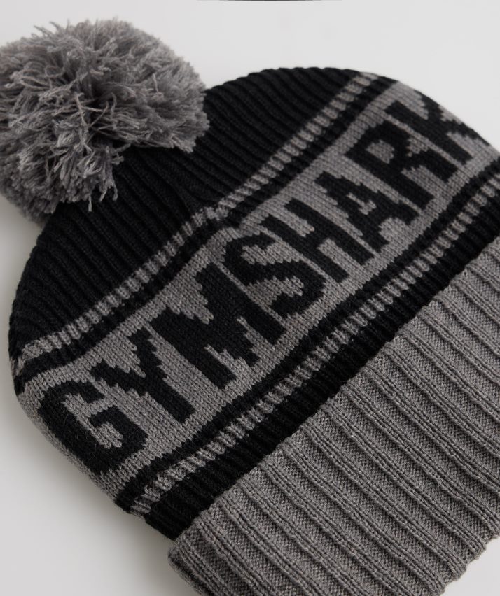 unisex Gymshark pom hue N4ZDDN1142 sort/møntgrå