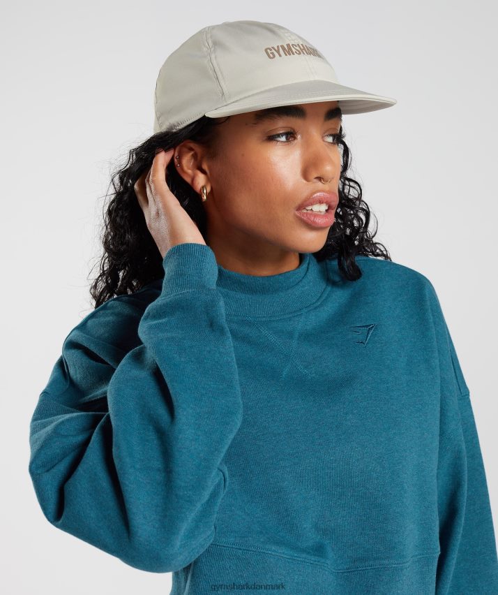 unisex Gymshark flad topkappe N4ZDDN1130 småsten grå