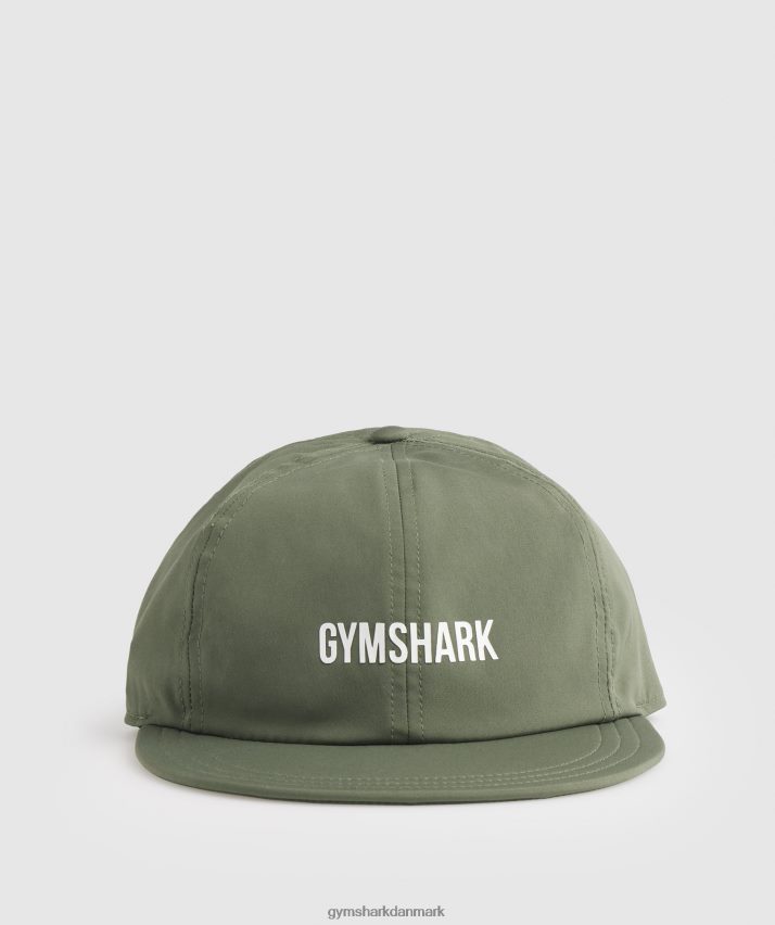 unisex Gymshark flad topkappe N4ZDDN1135 kerne oliven