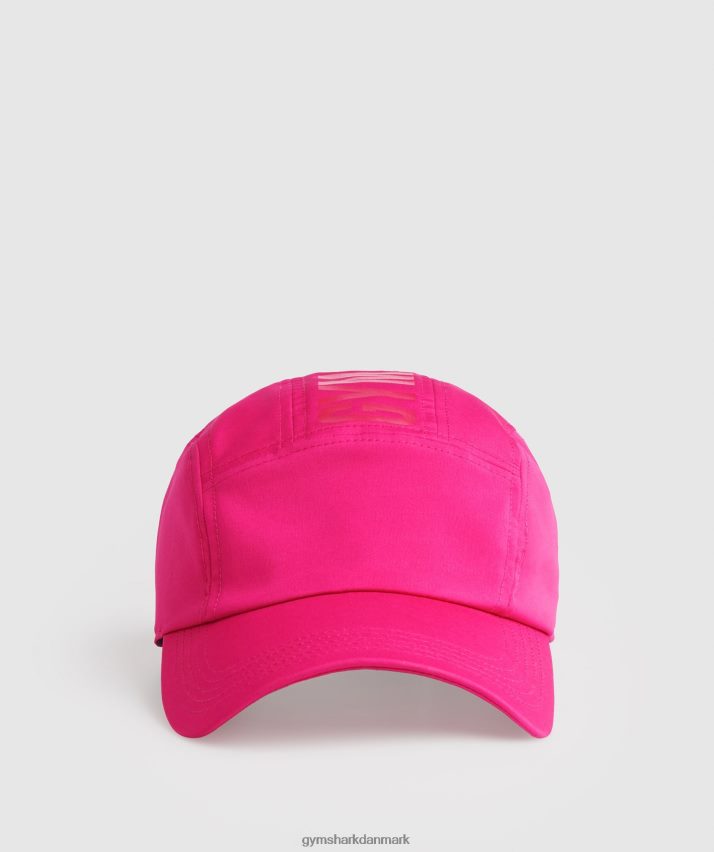 unisex Gymshark logo 5 panel hætte N4ZDDN1132 magenta pink