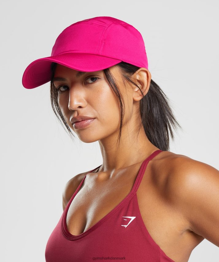 unisex Gymshark logo 5 panel hætte N4ZDDN1132 magenta pink