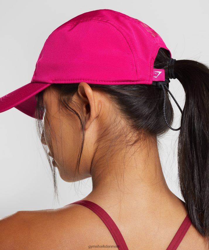 unisex Gymshark logo 5 panel hætte N4ZDDN1132 magenta pink