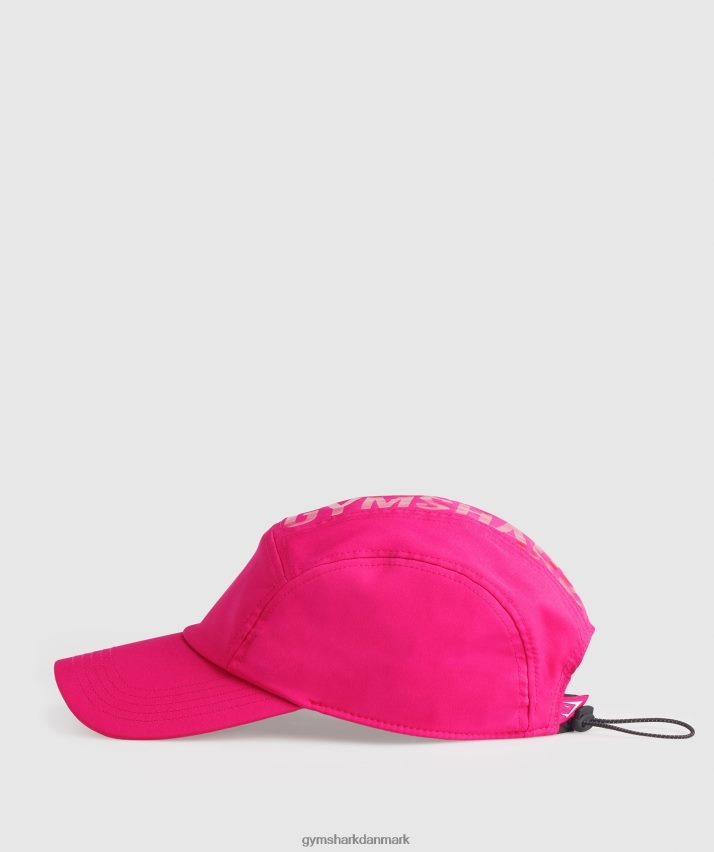 unisex Gymshark logo 5 panel hætte N4ZDDN1132 magenta pink
