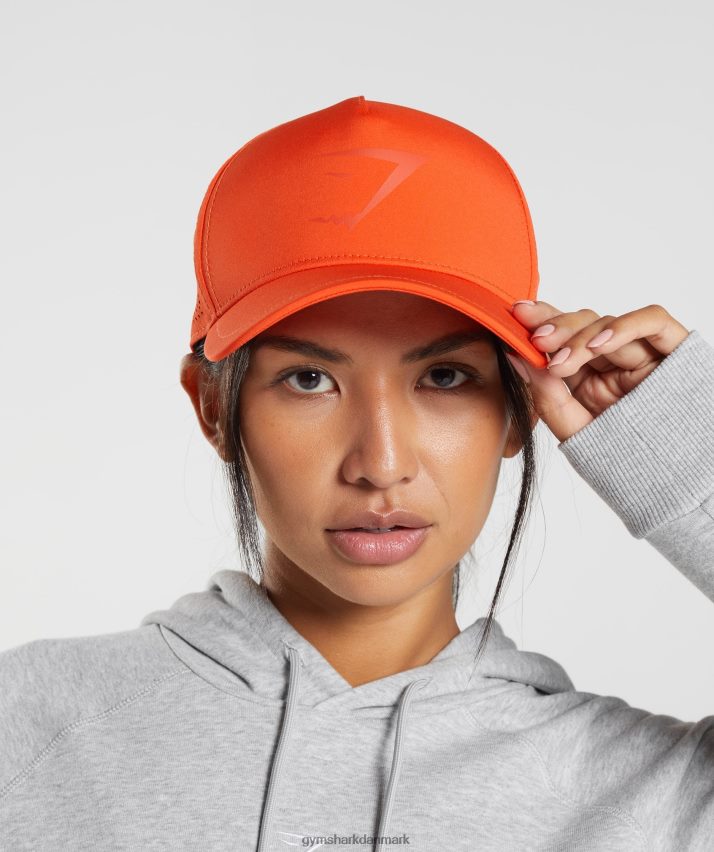 unisex Gymshark mesh trucker N4ZDDN1133 peber rød