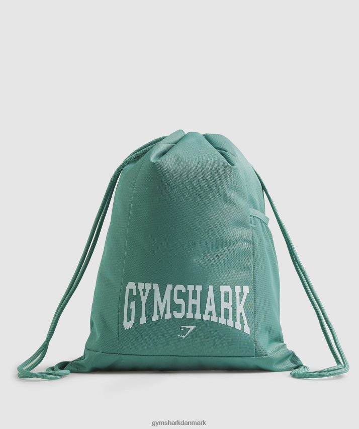 unisex Gymshark kollegial gymnastiksæk N4ZDDN1071 blæk blågrøn