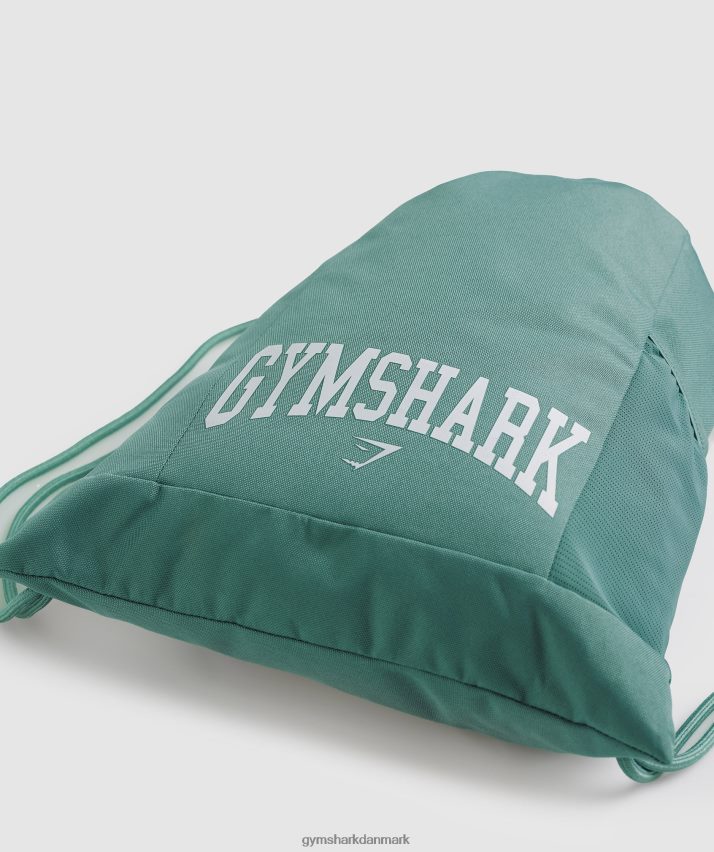unisex Gymshark kollegial gymnastiksæk N4ZDDN1071 blæk blågrøn