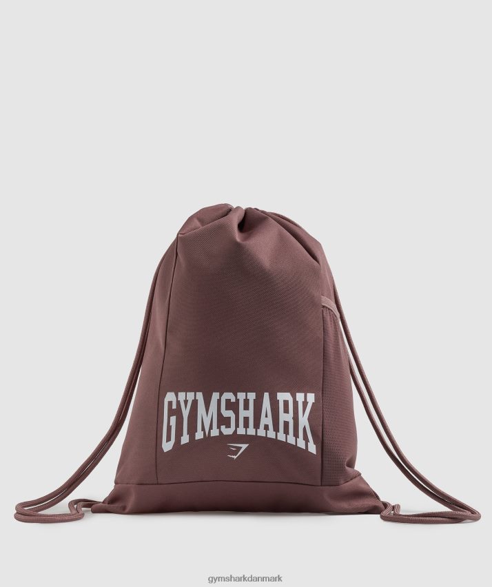 unisex Gymshark kollegial gymnastiksæk N4ZDDN1073 støvet rødbrun