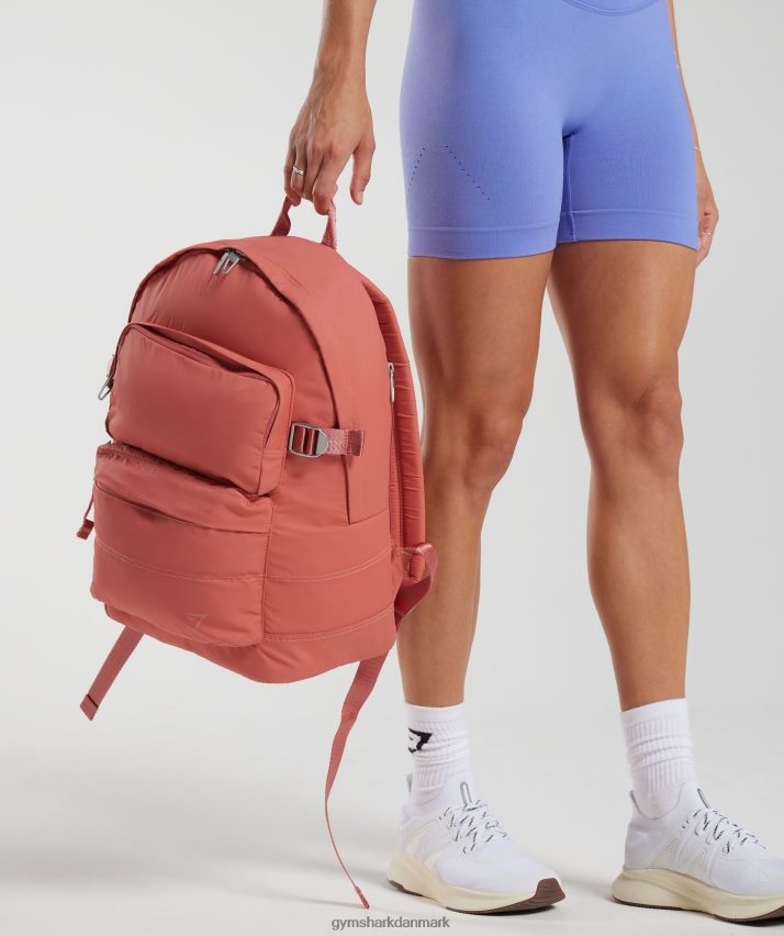 unisex Gymshark livsstils rygsæk N4ZDDN1068 terracotta pink