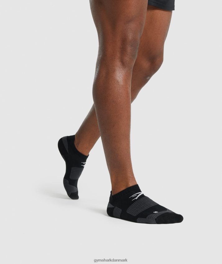 unisex Gymshark ankel ydeevne sokker N4ZDDN1103 sort