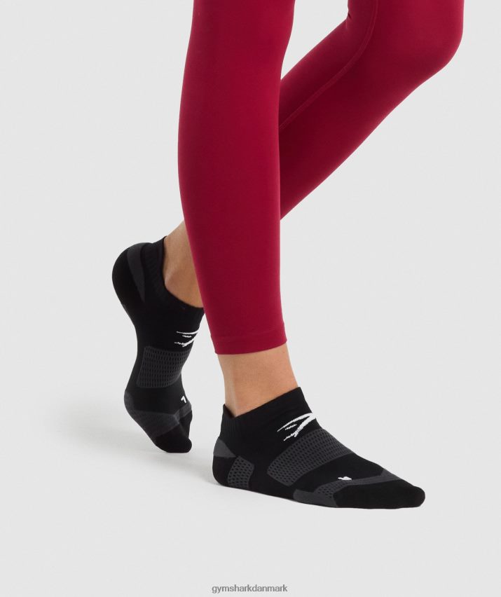 unisex Gymshark ankel ydeevne sokker N4ZDDN1103 sort