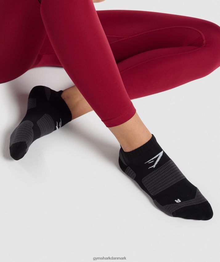 unisex Gymshark ankel ydeevne sokker N4ZDDN1103 sort
