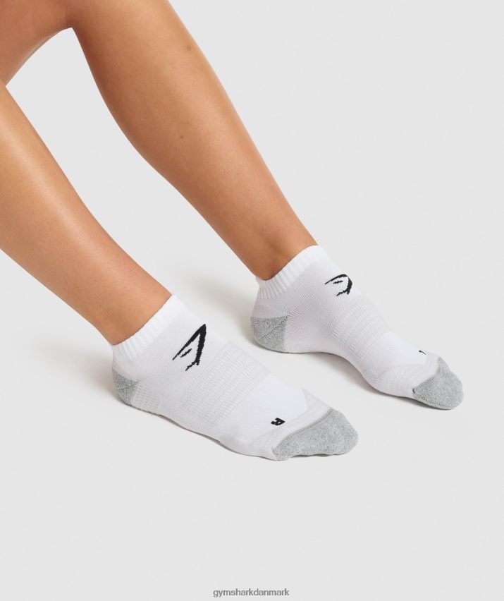 unisex Gymshark ankel ydeevne sokker N4ZDDN1106 hvid