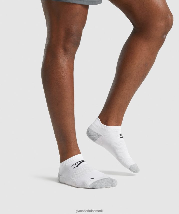 unisex Gymshark ankel ydeevne sokker N4ZDDN1106 hvid