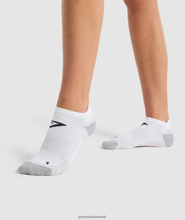 unisex Gymshark ankel ydeevne sokker N4ZDDN1106 hvid
