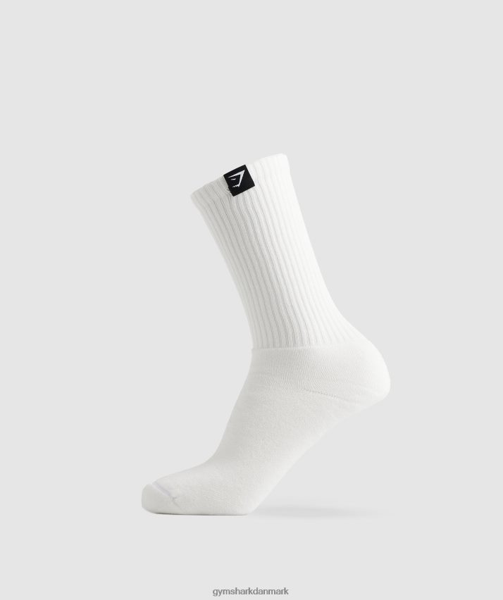 unisex Gymshark premium kæmmet bomuld enkelt N4ZDDN1093 hvid