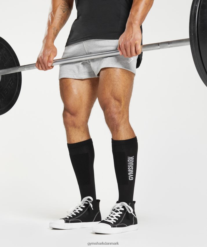 unisex Gymshark vægtløftningsstrømper N4ZDDN1097 sort